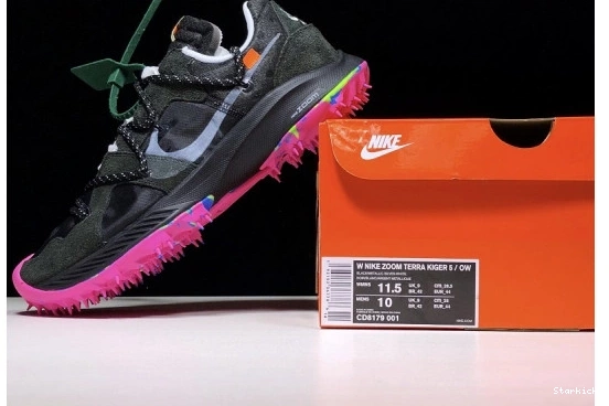 Black Zoom Kiger Terra CD8179-001 Nike O-W x 5 0109